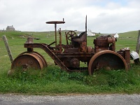 Old road roller, Fair Isle
