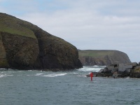 Swell coming in the harbour