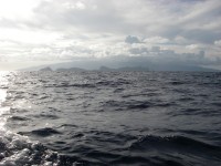Approaching the Eastern tip of Madeira