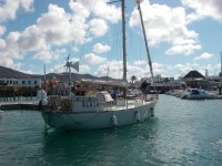 Blath na Mara departs Marina Rubicon for Corralejo