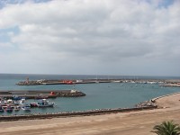 The harbour at Gran Tarajal