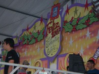 The stage in the square