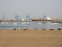The anchorage at Las Palmas