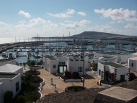 Looking over  Marina Rubicon towards Playa Blanca